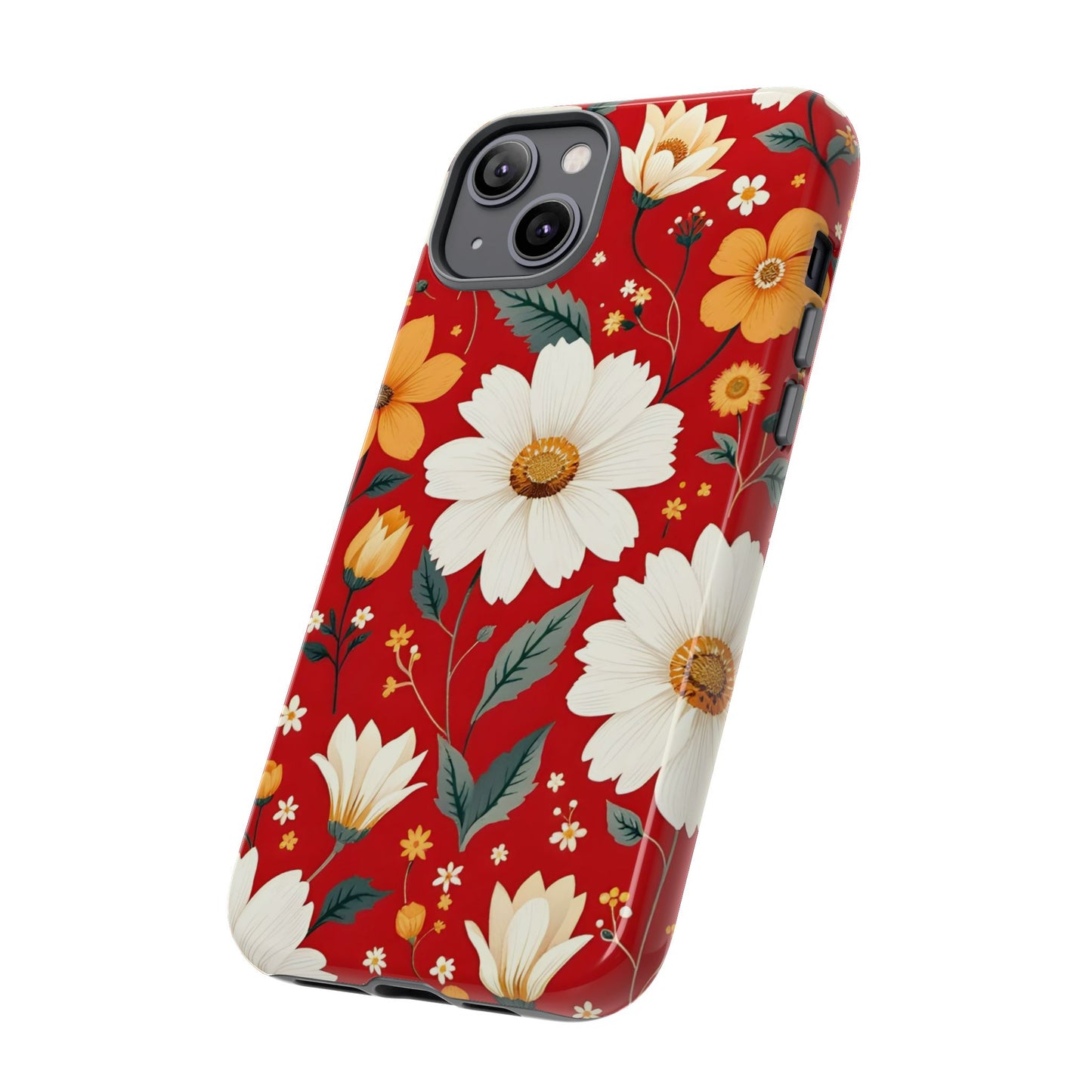 Floral Tough Phone Case | Durable Protection with Vibrant Flowers