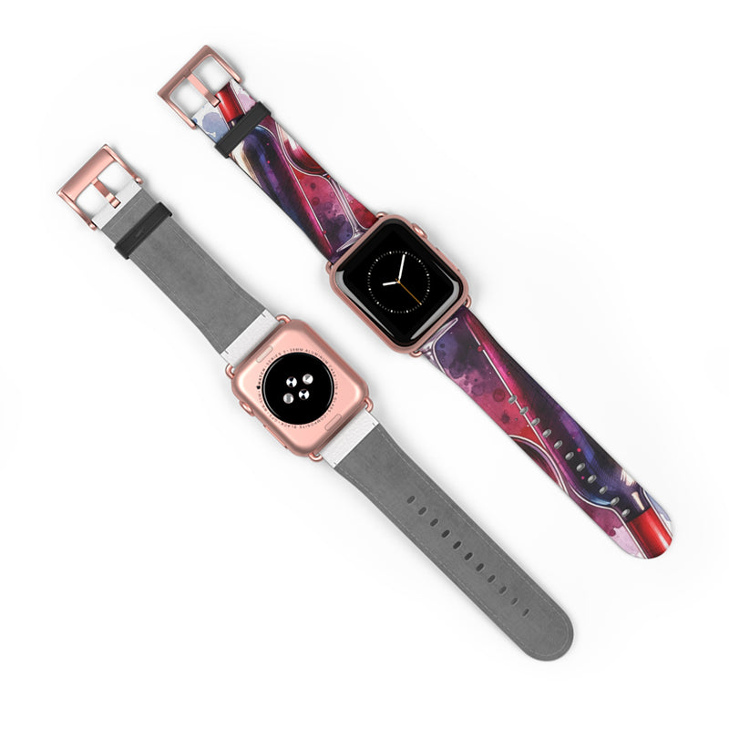 Colorful Wine-Inspired Watch Band - Perfect Gift for Wine Lovers