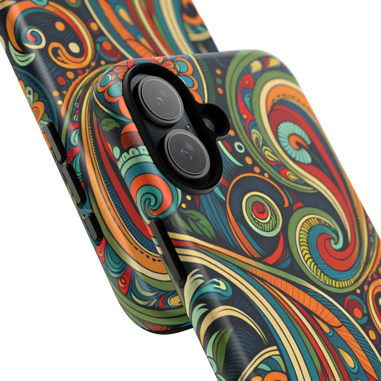 Bohemian Floral Phone Case - Colorful Tough Cover for Stylish Protection