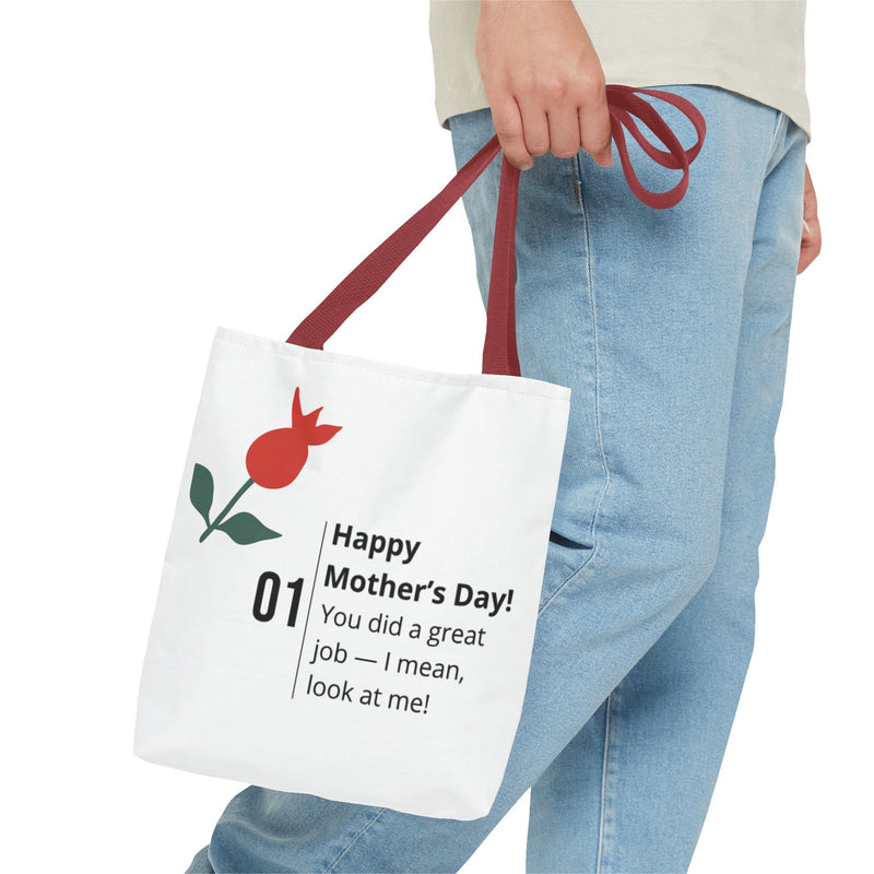 Happy Mother's Day Tote Bag - Fun and Spirited Gift for Moms