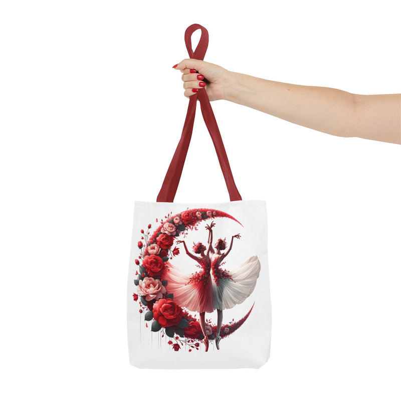 Elegant Floral Ballerina Tote Bag - Perfect for Dance Lovers & Special Occasions