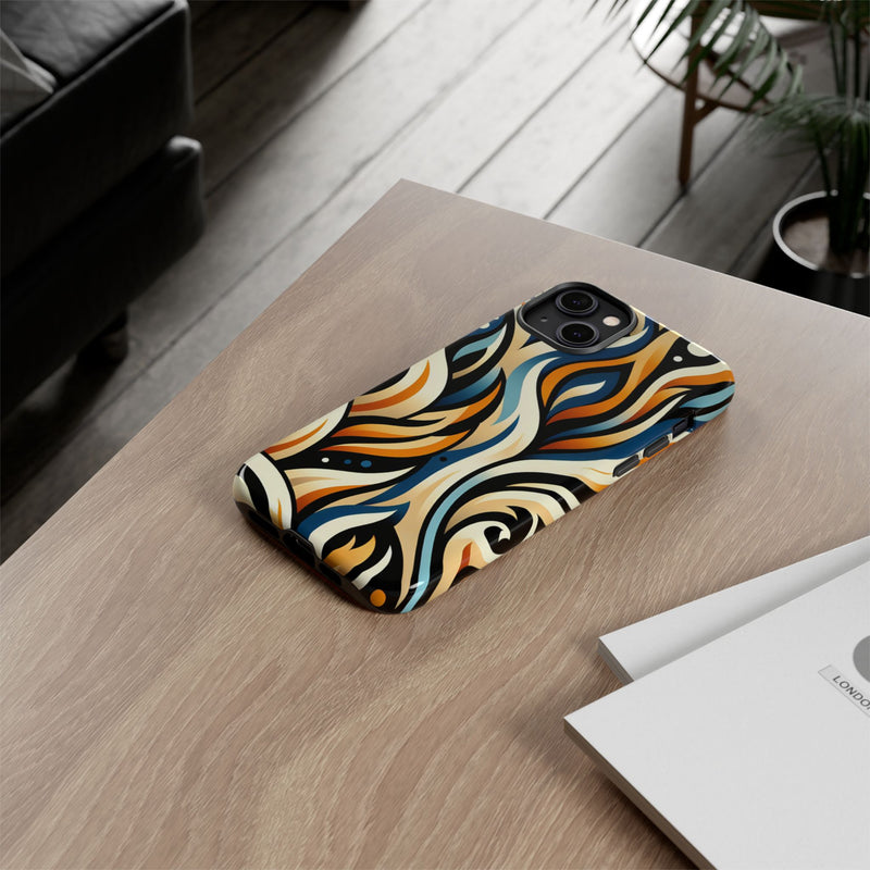 Vibrant Phone Case, Tough Cases, Bohemian Style, Colorful Phone Cover, Gift for Her, Travel Accessory