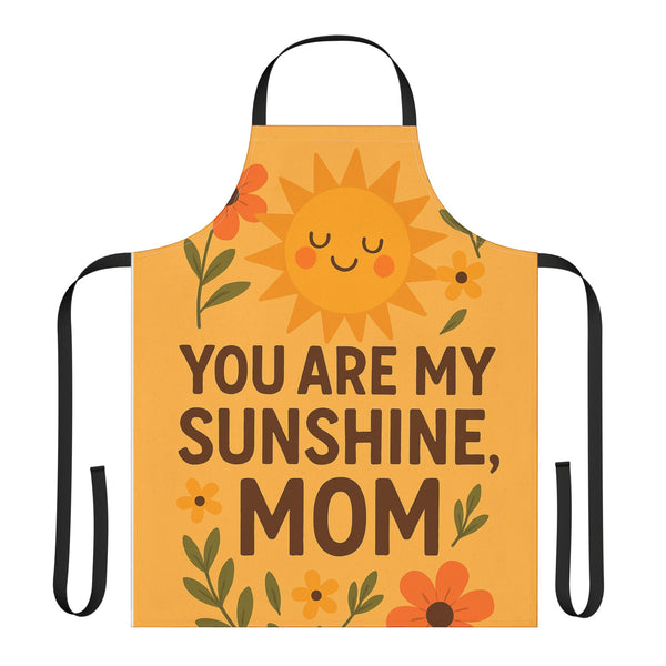 Personalized Mother’s Day Apron - You Are My Sunshine, Mom - Colorful Floral Design