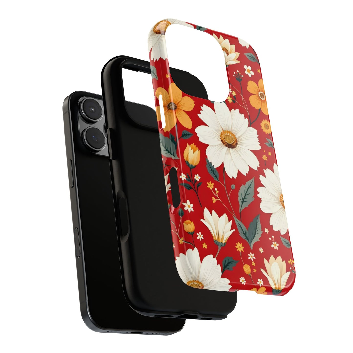Floral Tough Phone Case | Durable Protection with Vibrant Flowers