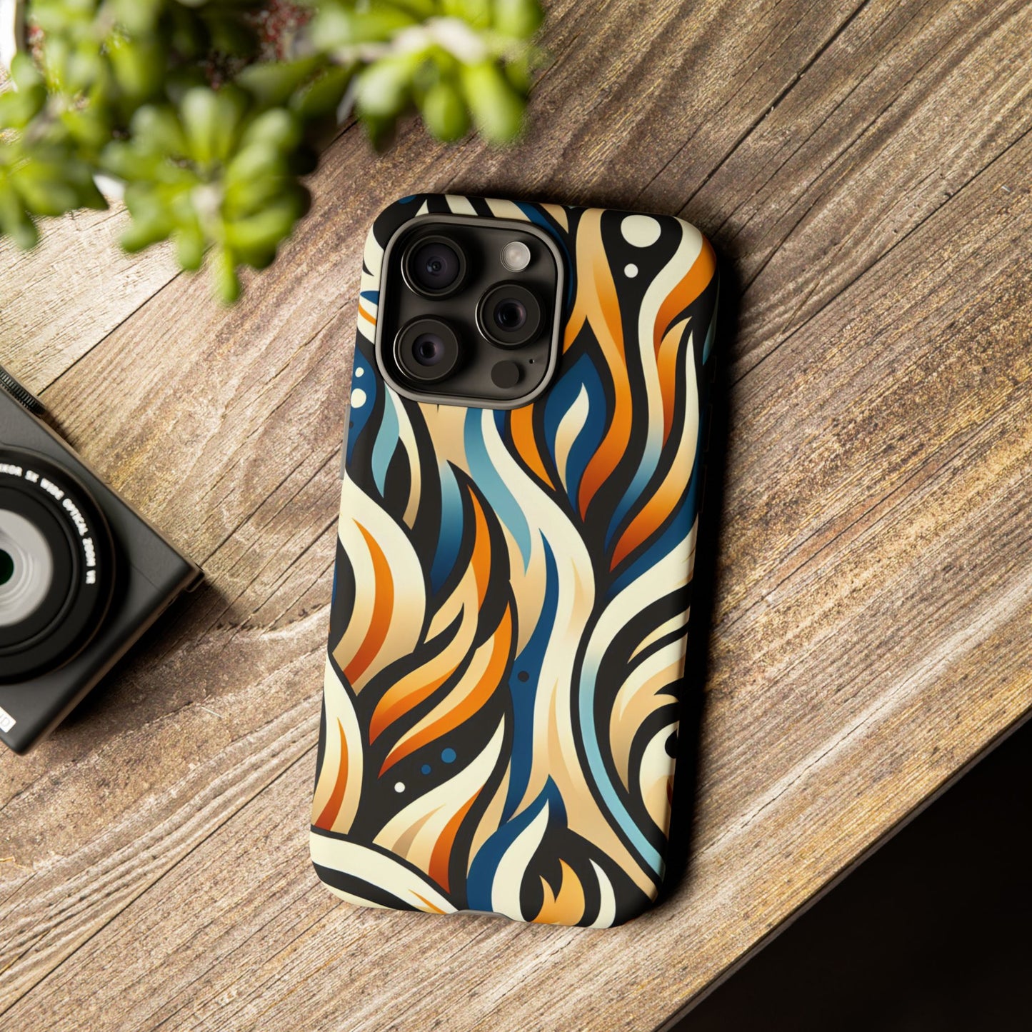 Vibrant Phone Case, Tough Cases, Bohemian Style, Colorful Phone Cover, Gift for Her, Travel Accessory