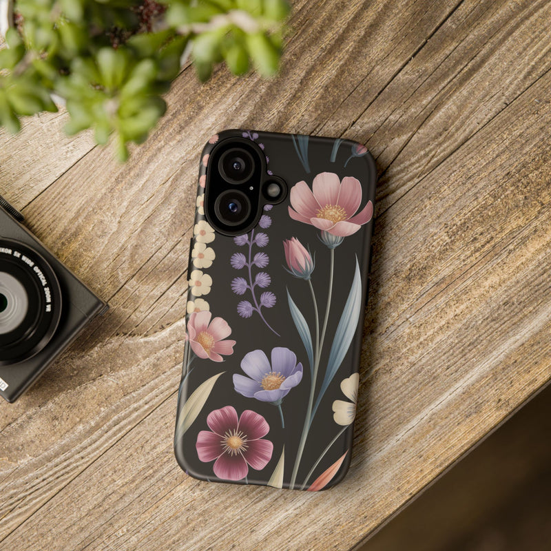 Floral Phone Case - Tough Cases with Elegant Botanical Design