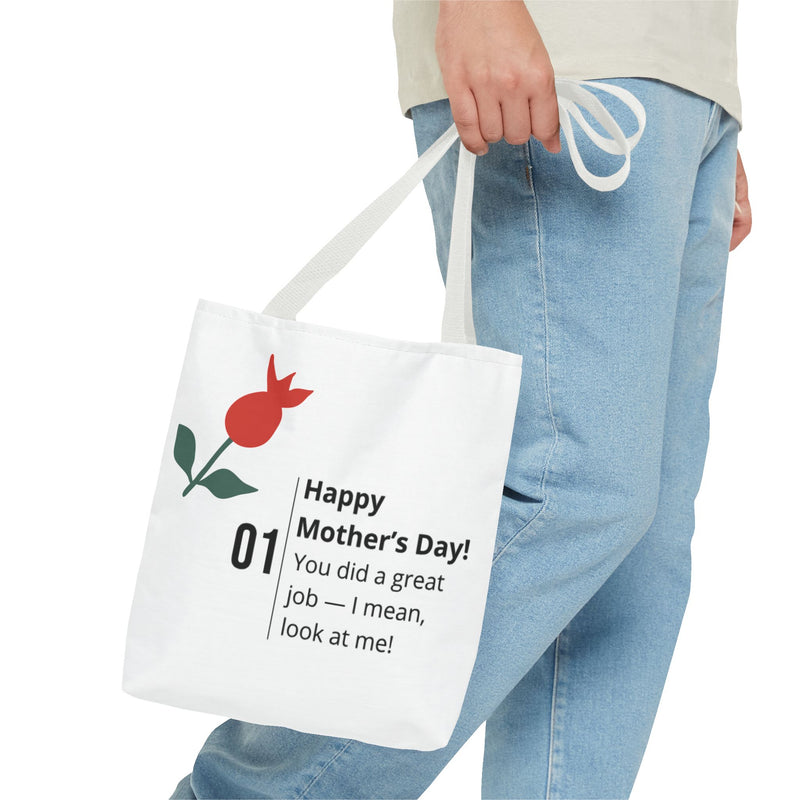 Happy Mother's Day Tote Bag - Fun and Spirited Gift for Moms