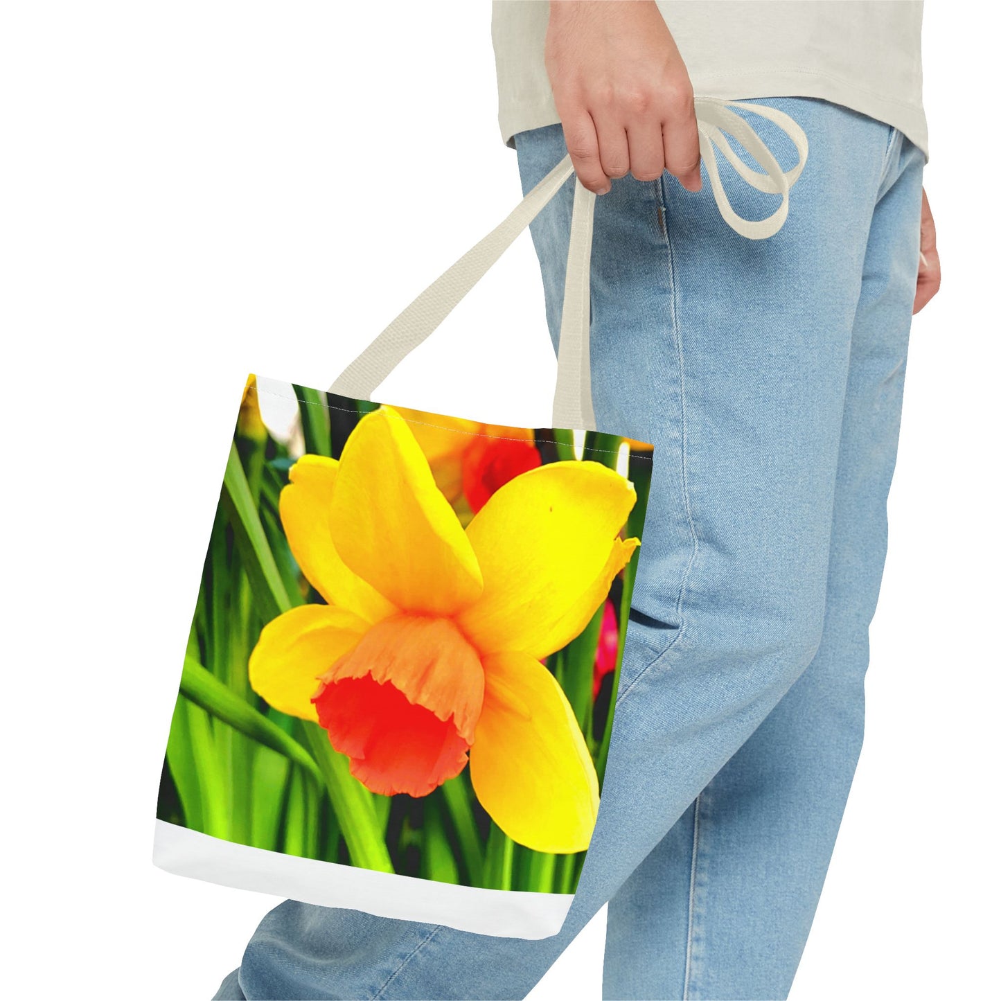Bright Floral Tote Bag (AOP)