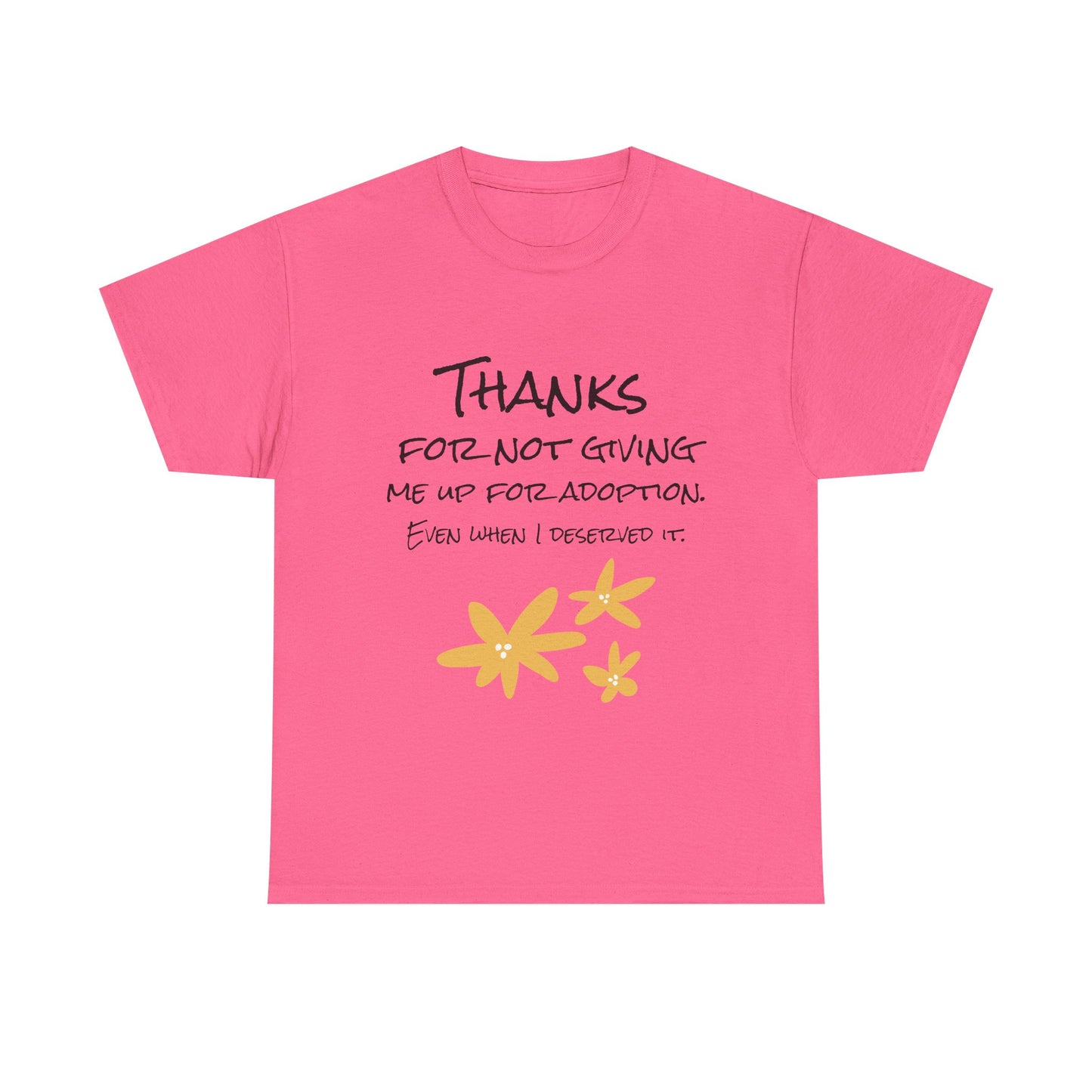 Thank You Unisex Heavy Cotton Tee - Perfect for Mother's Day!