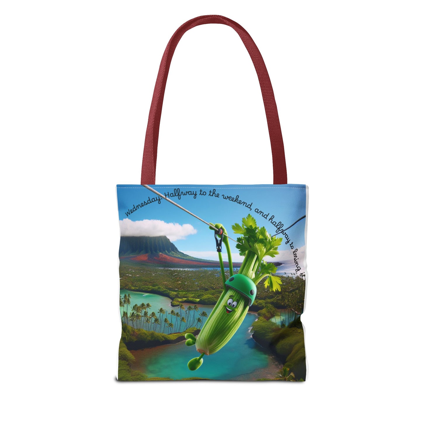 Whimsical Vegetable Tote Bag - Perfect for Weekend Adventures!