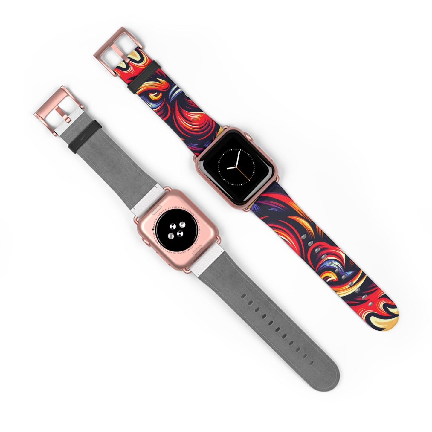 Vibrant Abstract Watch Band | Colorful Silicone Strap for Style and Comfort