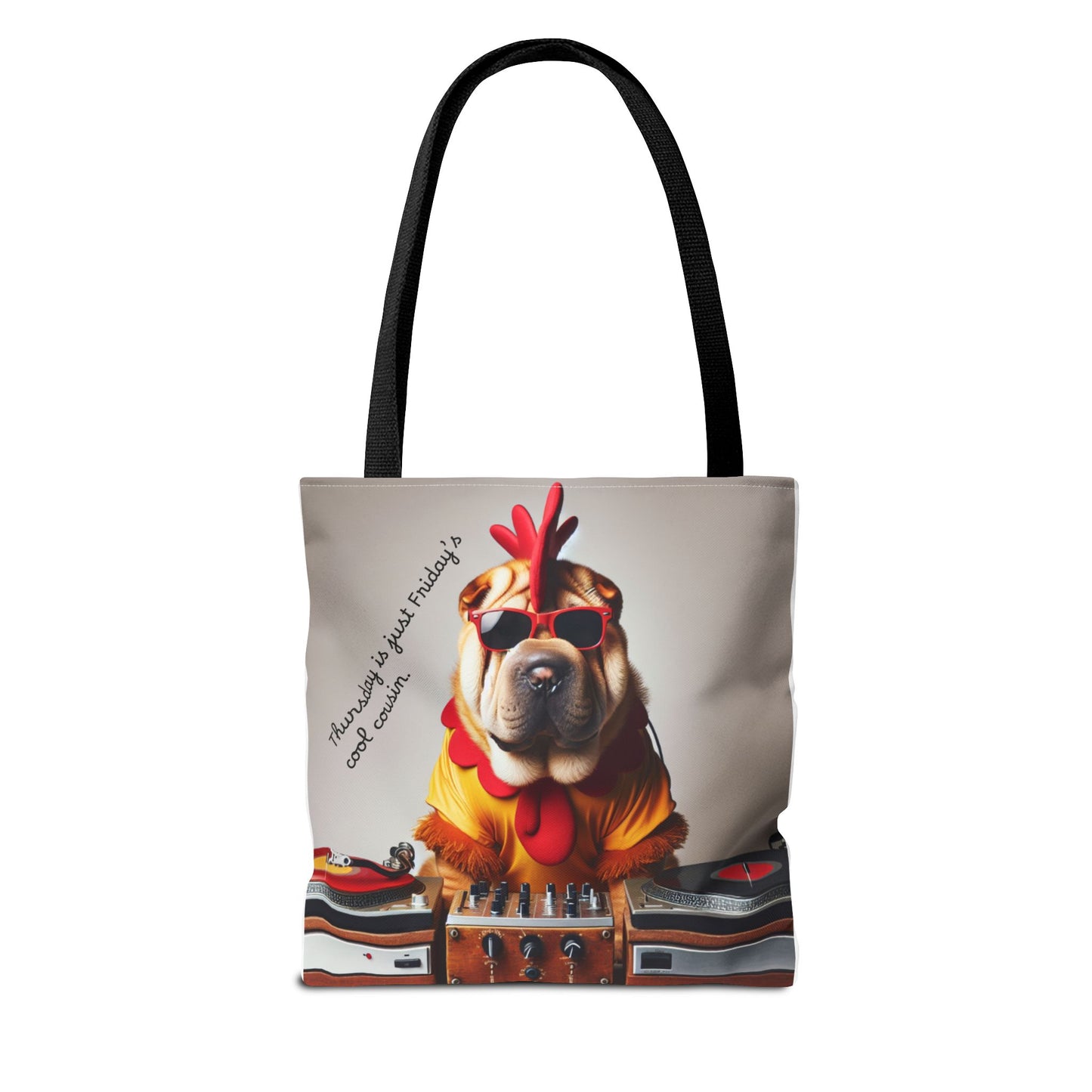Cool DJ Dog Tote Bag - Perfect for Music Lovers and Pet Owners
