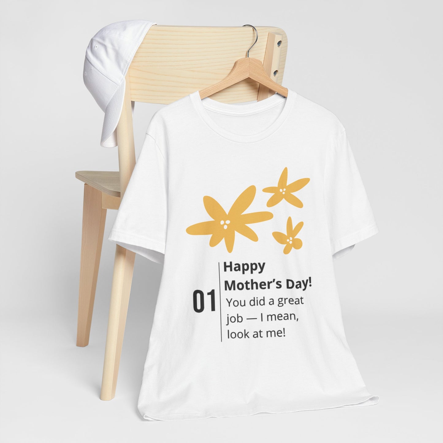 Mother's Day Unisex Tee - Celebrate Moms with a Fun Floral Design