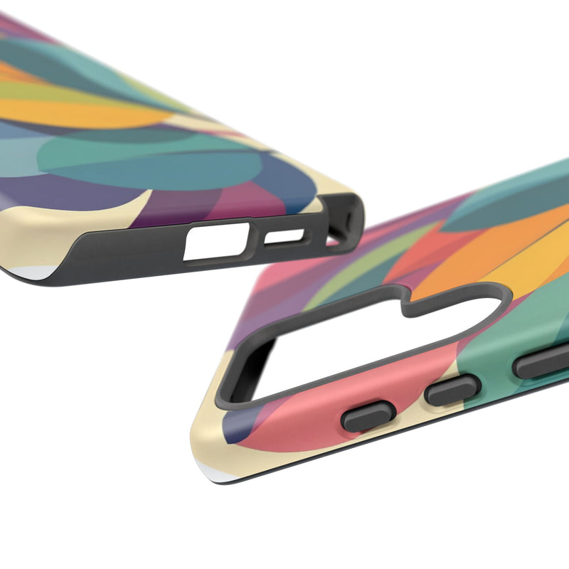 Colorful Leaf Phone Case, Tough TPU Cover, Eco-Friendly Design, Perfect Gift for Nature Lovers, Vibrant Floral Style