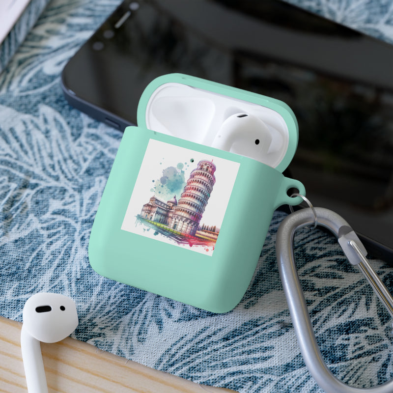 Colorful Travel AirPods Case Cover - Pisa & Venice Designs