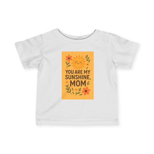 Sunshine & Heart Infant Tee - Cute Baby T-Shirt for Mom