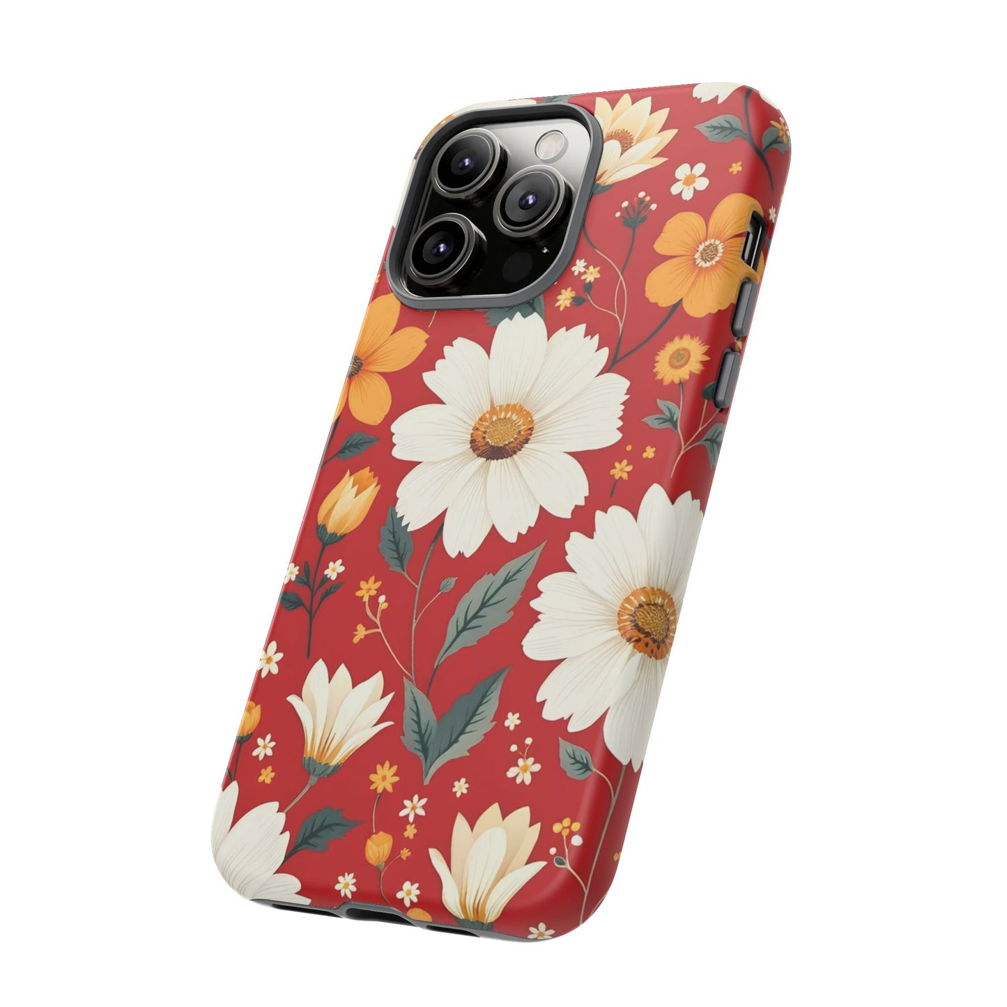 Floral Tough Phone Case | Durable Protection with Vibrant Flowers