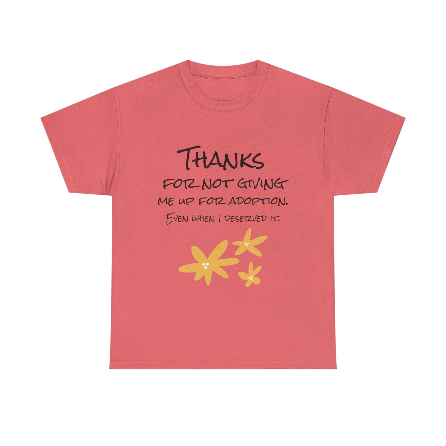 Thank You Unisex Heavy Cotton Tee - Perfect for Mother's Day!