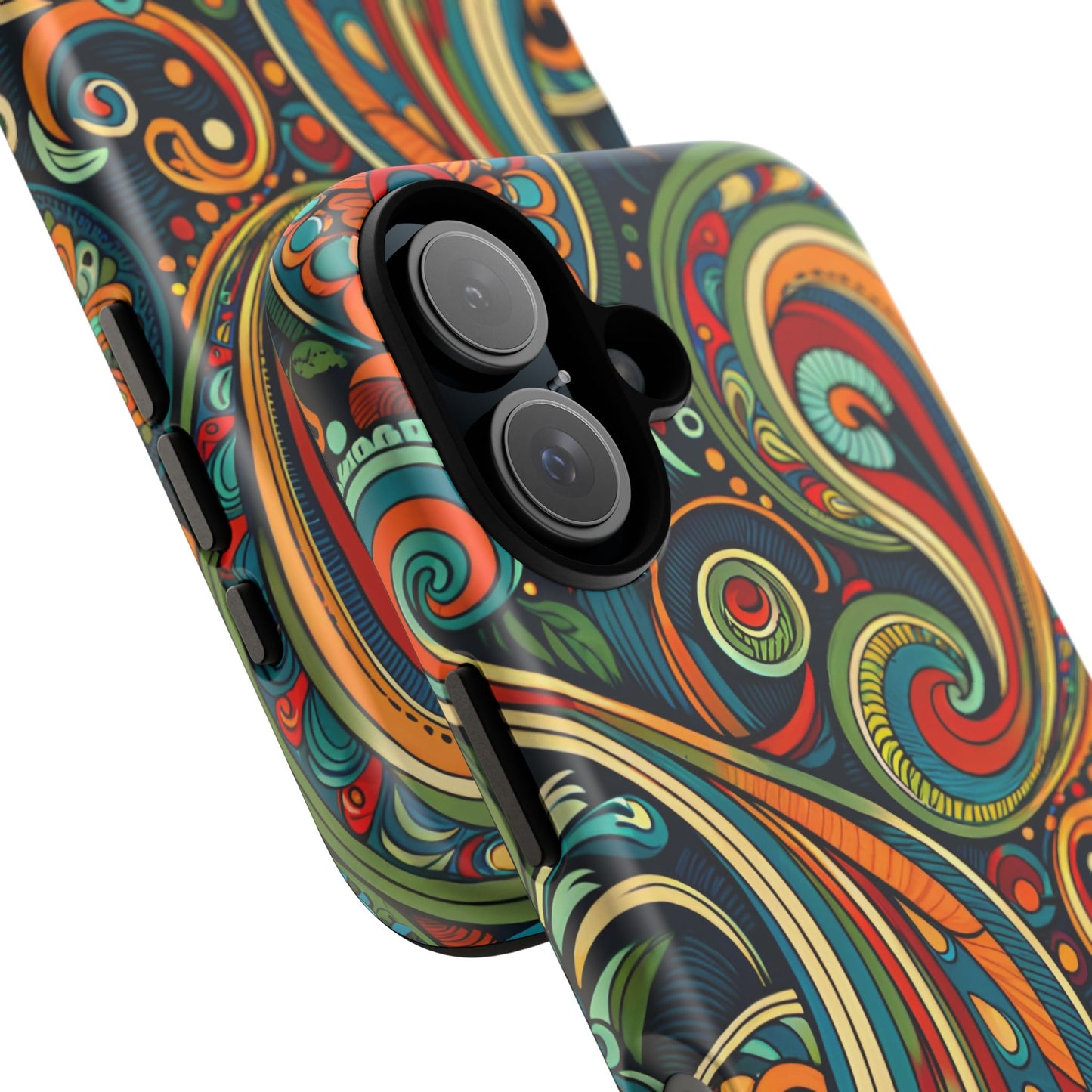 Bohemian Floral Phone Case - Colorful Tough Cover for Stylish Protection