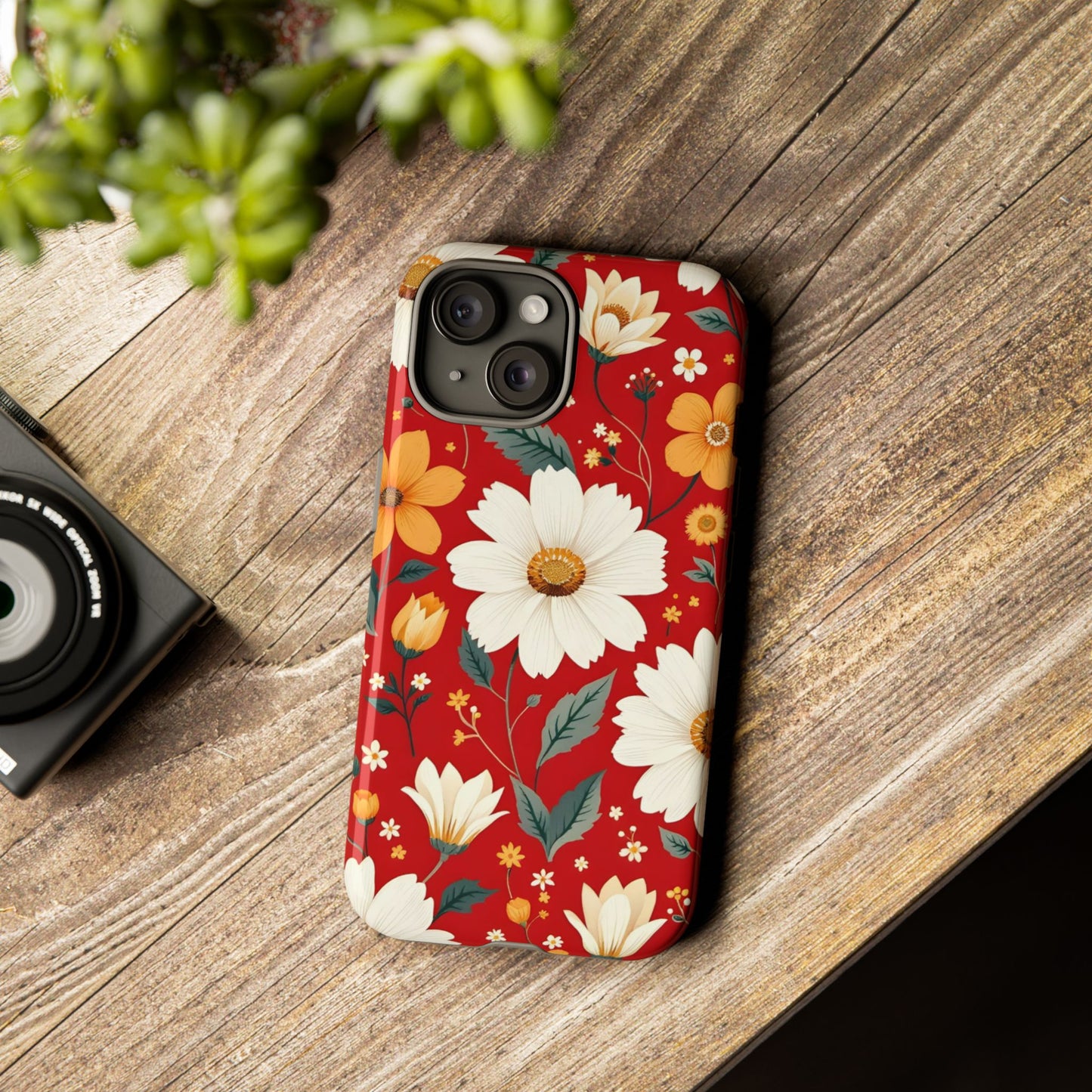 Floral Tough Phone Case | Durable Protection with Vibrant Flowers