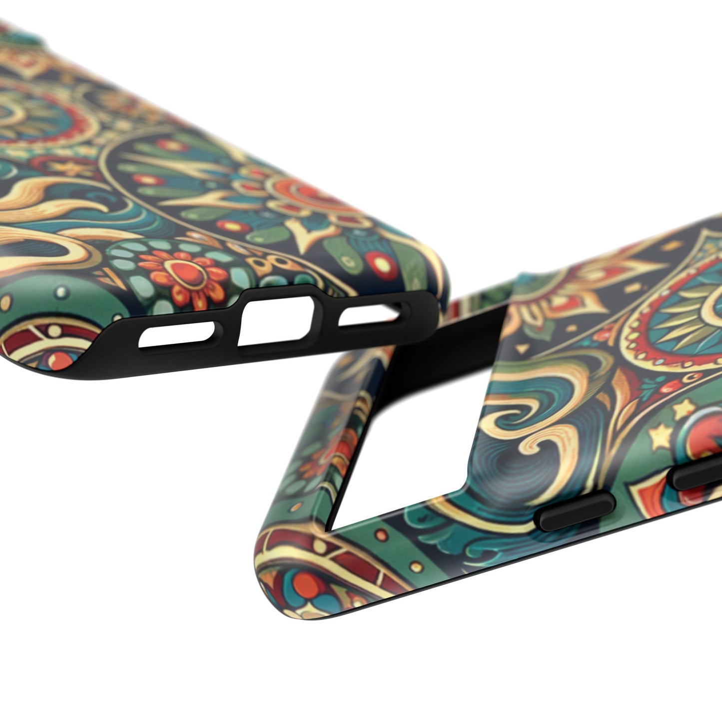 Boho Phone Case with Colorful Mandala Design, Stylish Phone Cover, Trendy Case for Women, Gift for Her, Bohemian Style Accessories