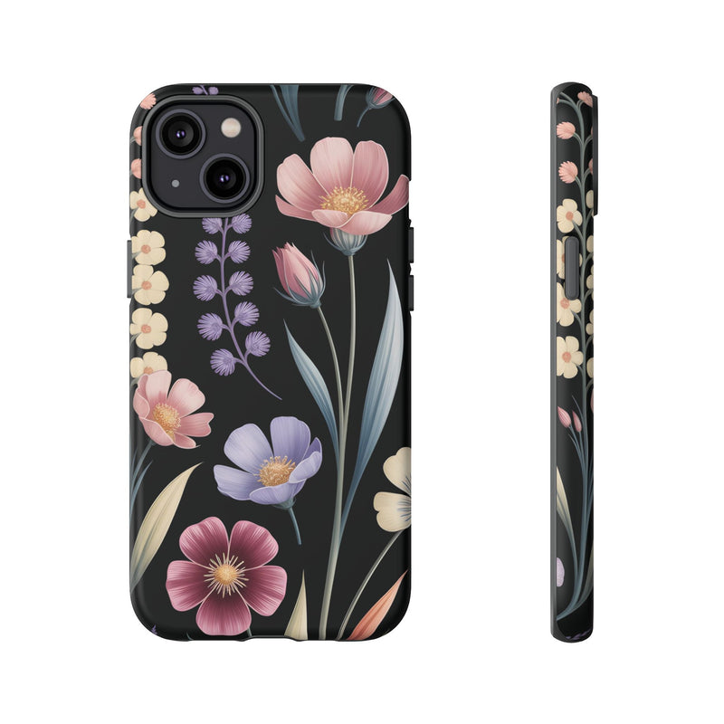 Floral Phone Case - Tough Cases with Elegant Botanical Design