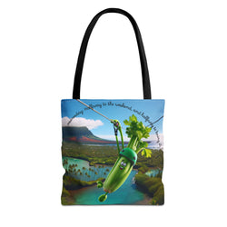 Whimsical Vegetable Tote Bag - Perfect for Weekend Adventures!