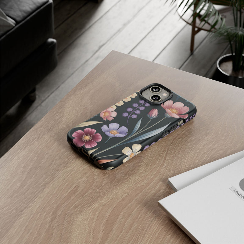 Floral Phone Case - Tough Cases with Elegant Botanical Design