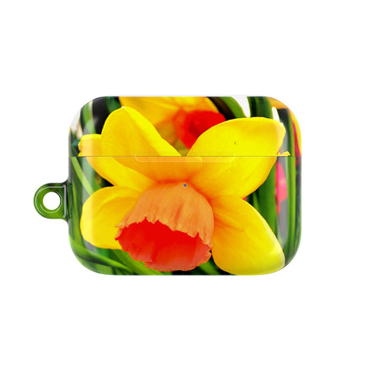 Floral AirPod Case - Yellow Daffodil Design for Spring Vibes