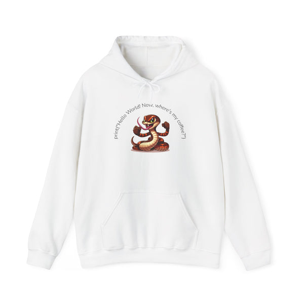 Python Programming Design Unisex Heavy Blend™ Hooded Sweatshirt | Comfortable and Stylish Giveaway, Gift, Everyday Wear, Unique Hoodie