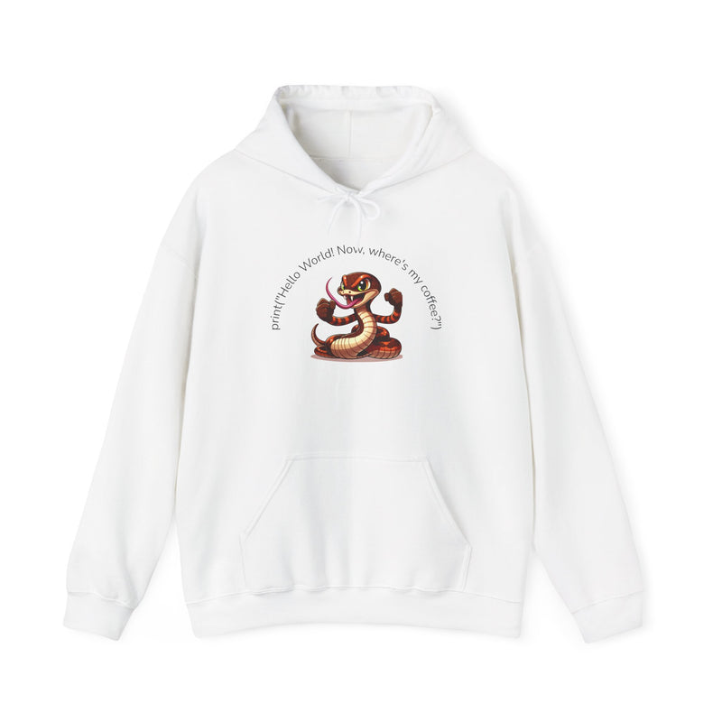 Python Programming Design Unisex Heavy Blend™ Hooded Sweatshirt | Comfortable and Stylish Giveaway, Gift, Everyday Wear, Unique Hoodie