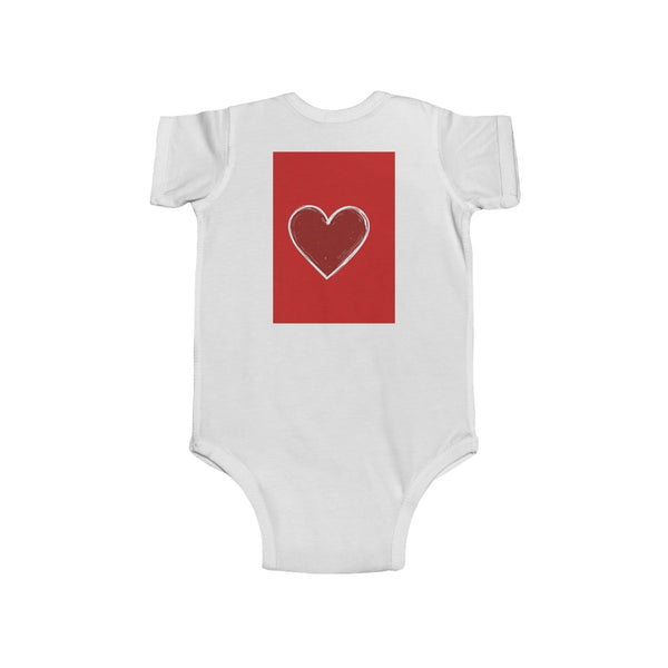 Cool Cucumber Infant Bodysuit - Fun Baby Outfit with Heart Design