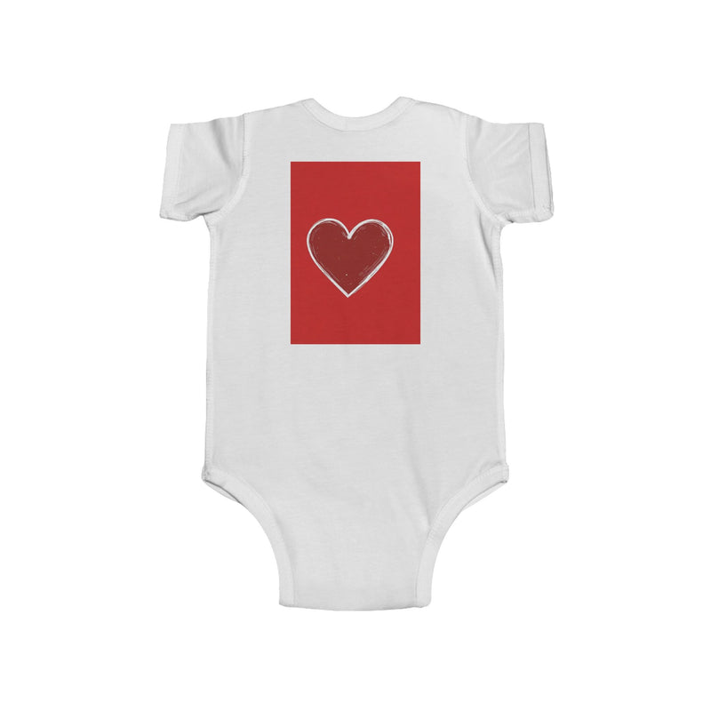 Cool Cucumber Infant Bodysuit - Fun Baby Outfit with Heart Design