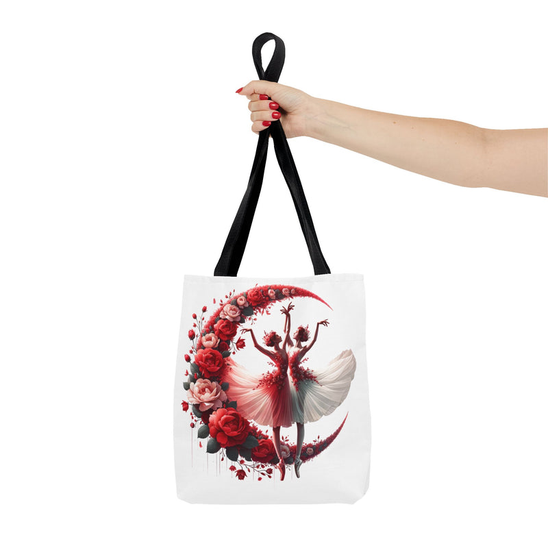 Elegant Floral Ballerina Tote Bag - Perfect for Dance Lovers & Special Occasions