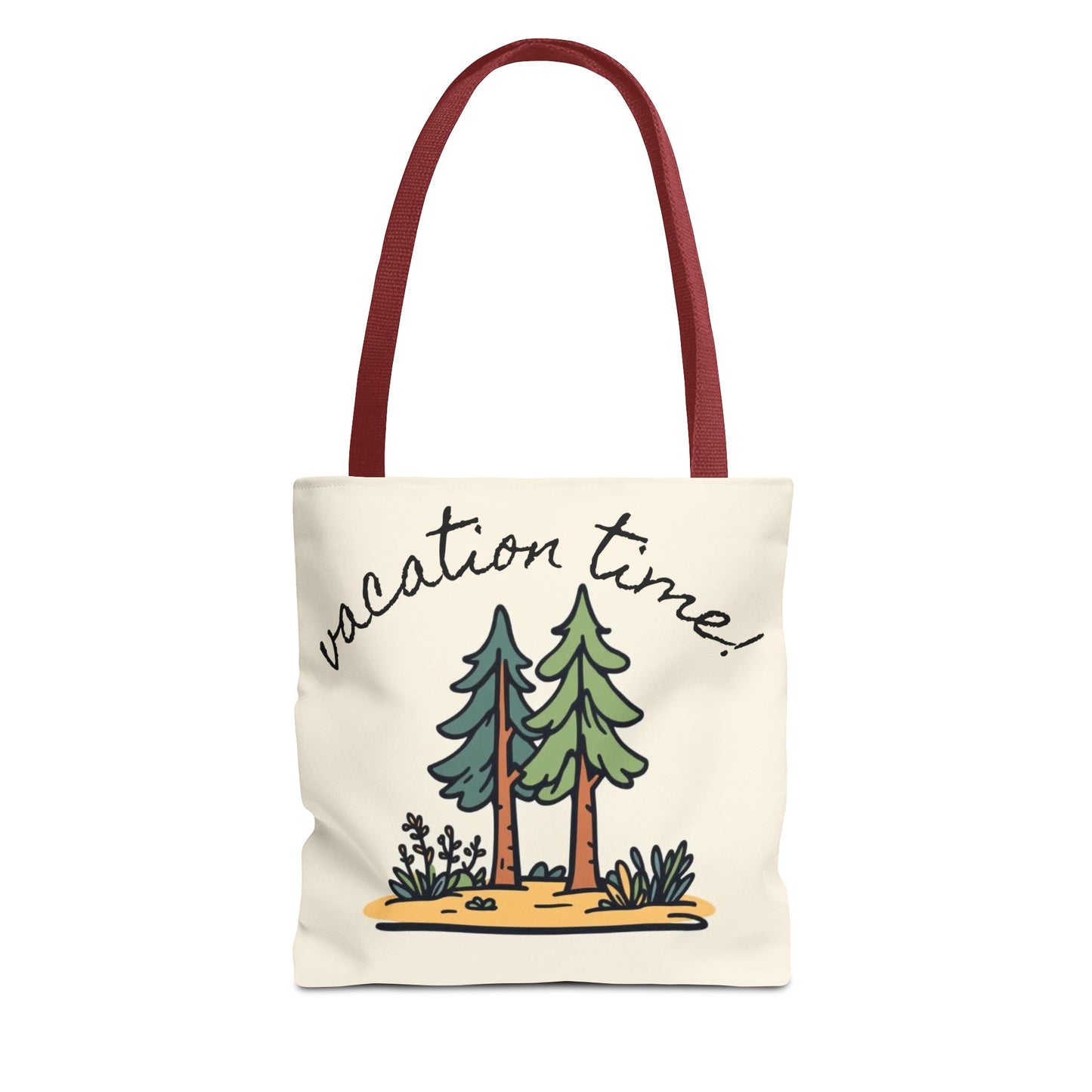 Vacation Time Tote Bag - Nature-Inspired Beach & Travel Accessory