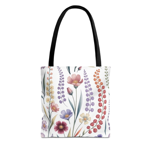 Floral Tote Bag, Stylish Shopping Bag, Reusable Grocery Tote, Summer Outing Purse, Eco-Friendly Gift, Flower Pattern Accessory