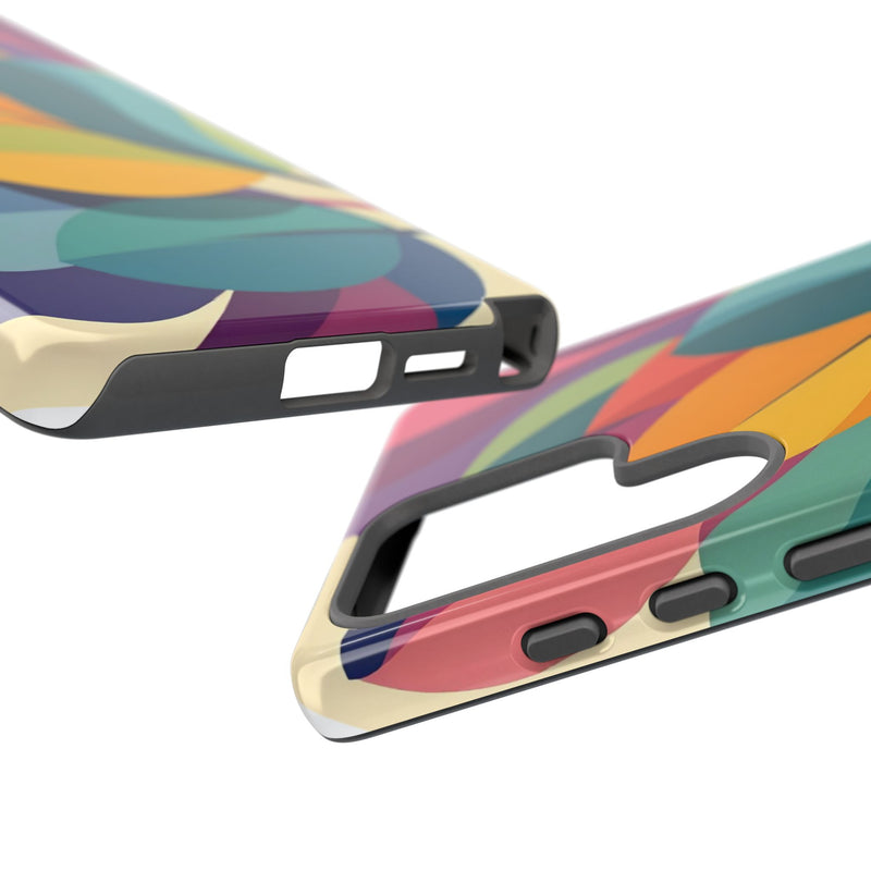 Colorful Leaf Phone Case, Tough TPU Cover, Eco-Friendly Design, Perfect Gift for Nature Lovers, Vibrant Floral Style