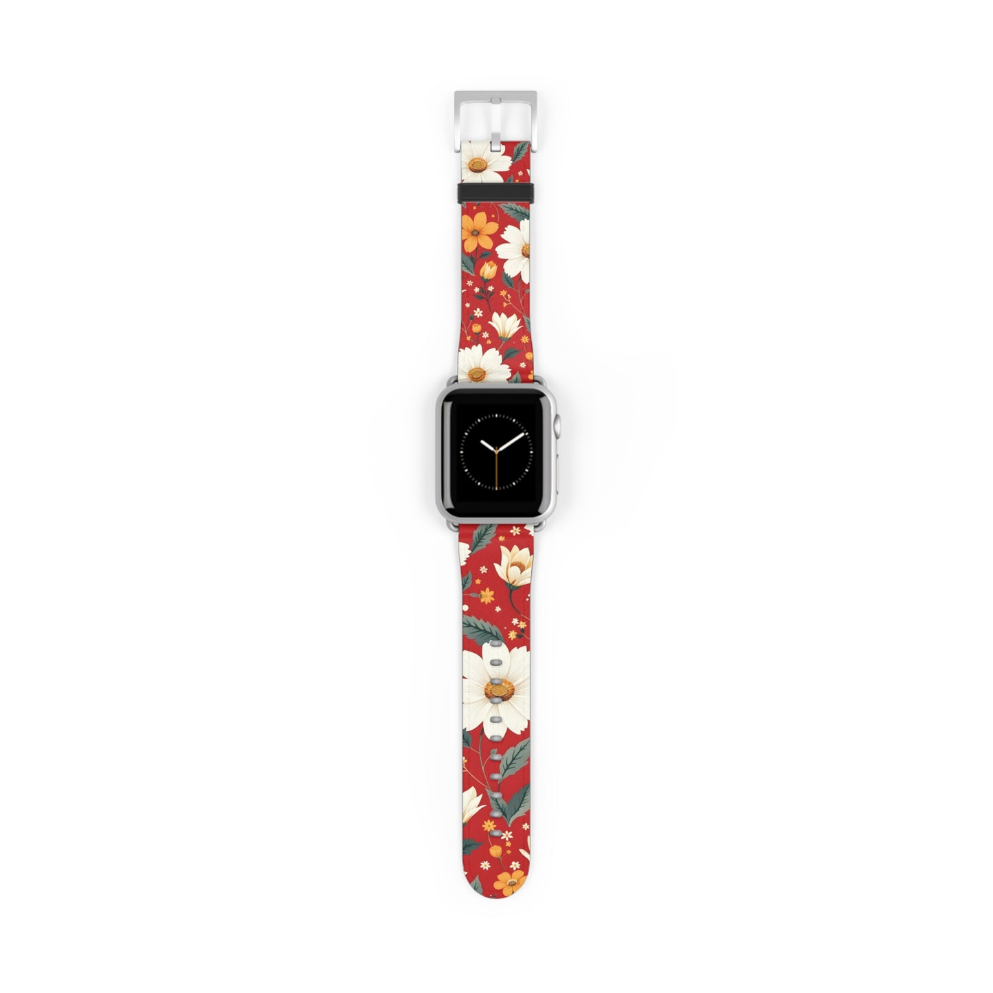 Floral Pattern Watch Band - Stylish & Vibrant Accessory for Everyday Use