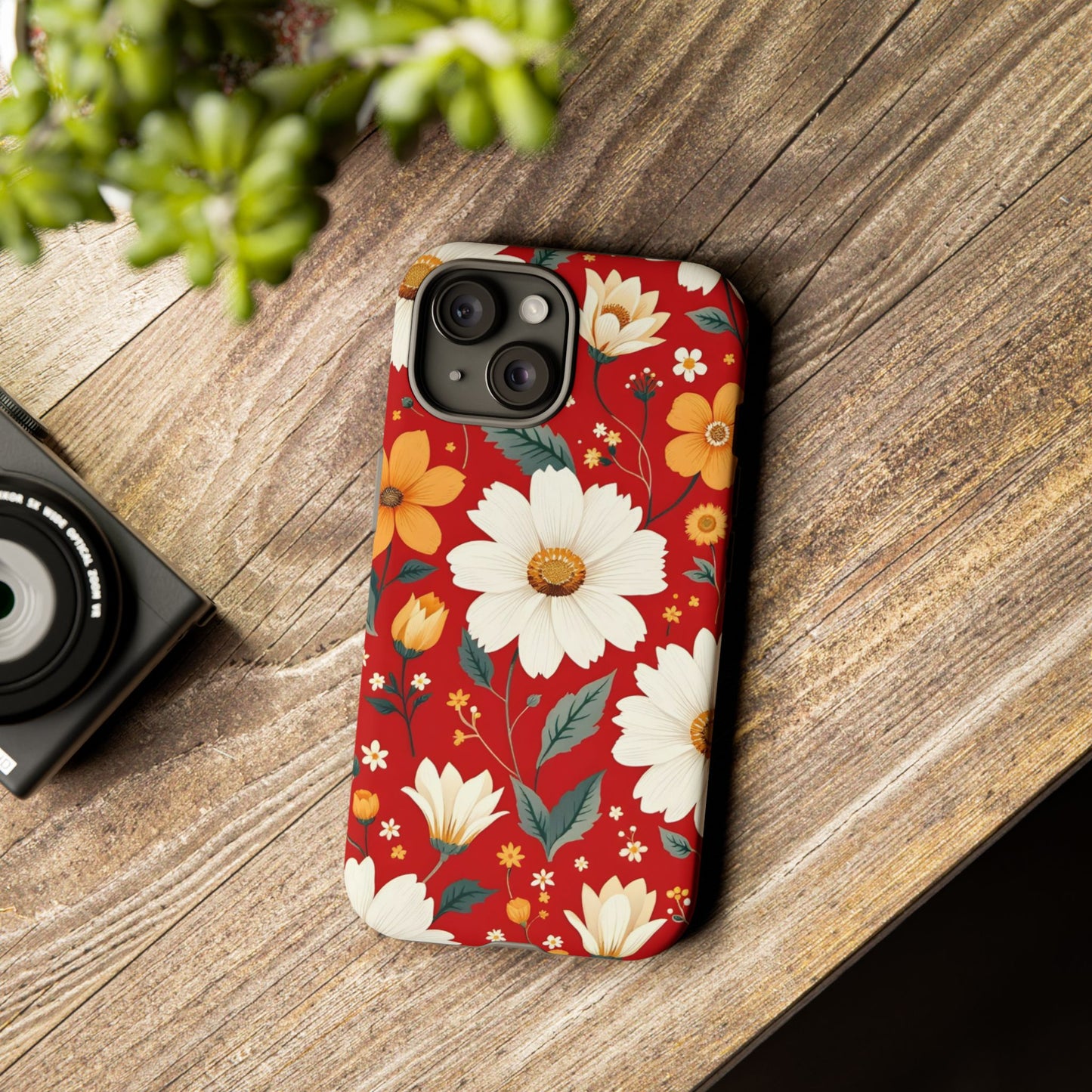Floral Tough Phone Case | Durable Protection with Vibrant Flowers