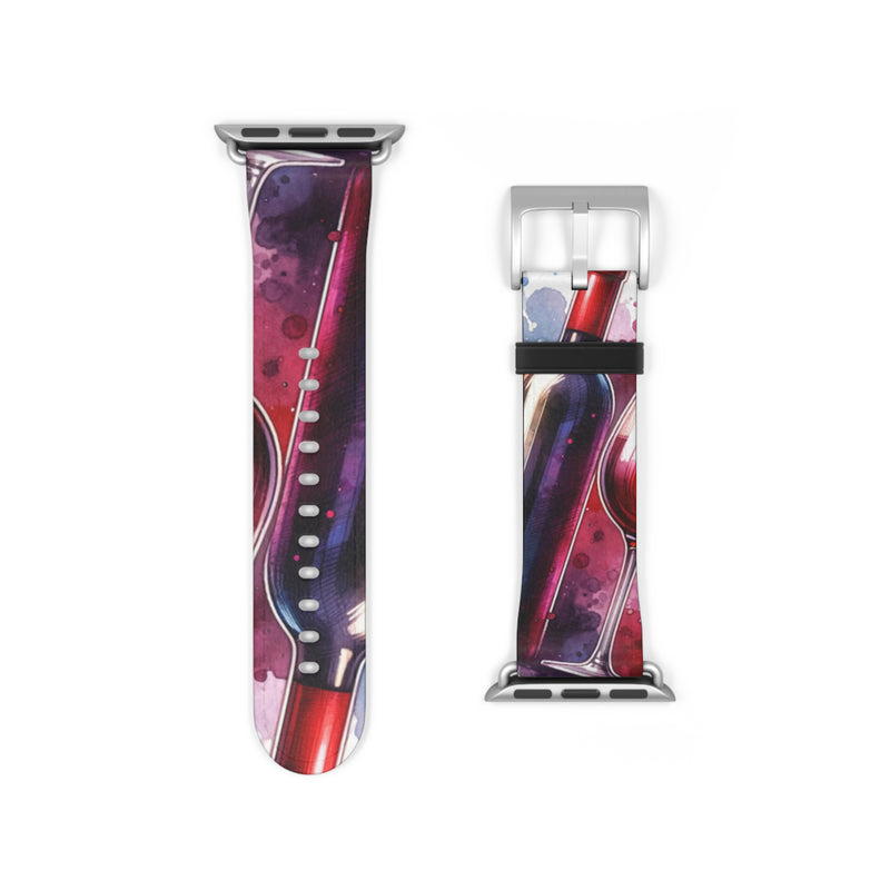 Colorful Wine-Inspired Watch Band - Perfect Gift for Wine Lovers