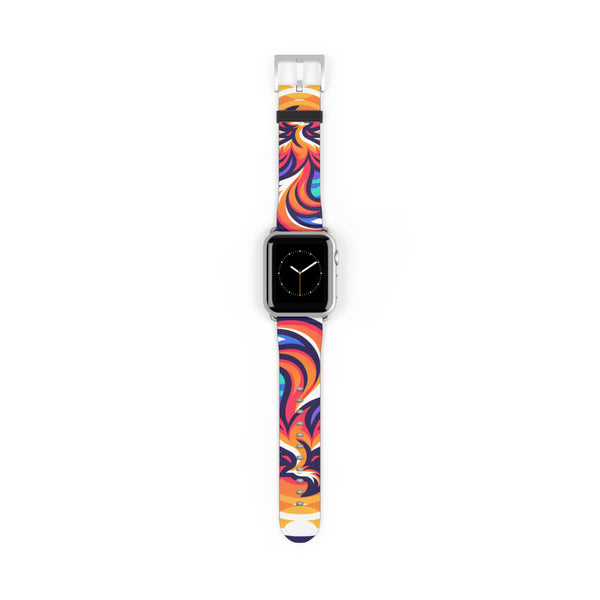 Colorful Swirl Watch Band - Stylish and Vibrant Accessory for Everyday Wear