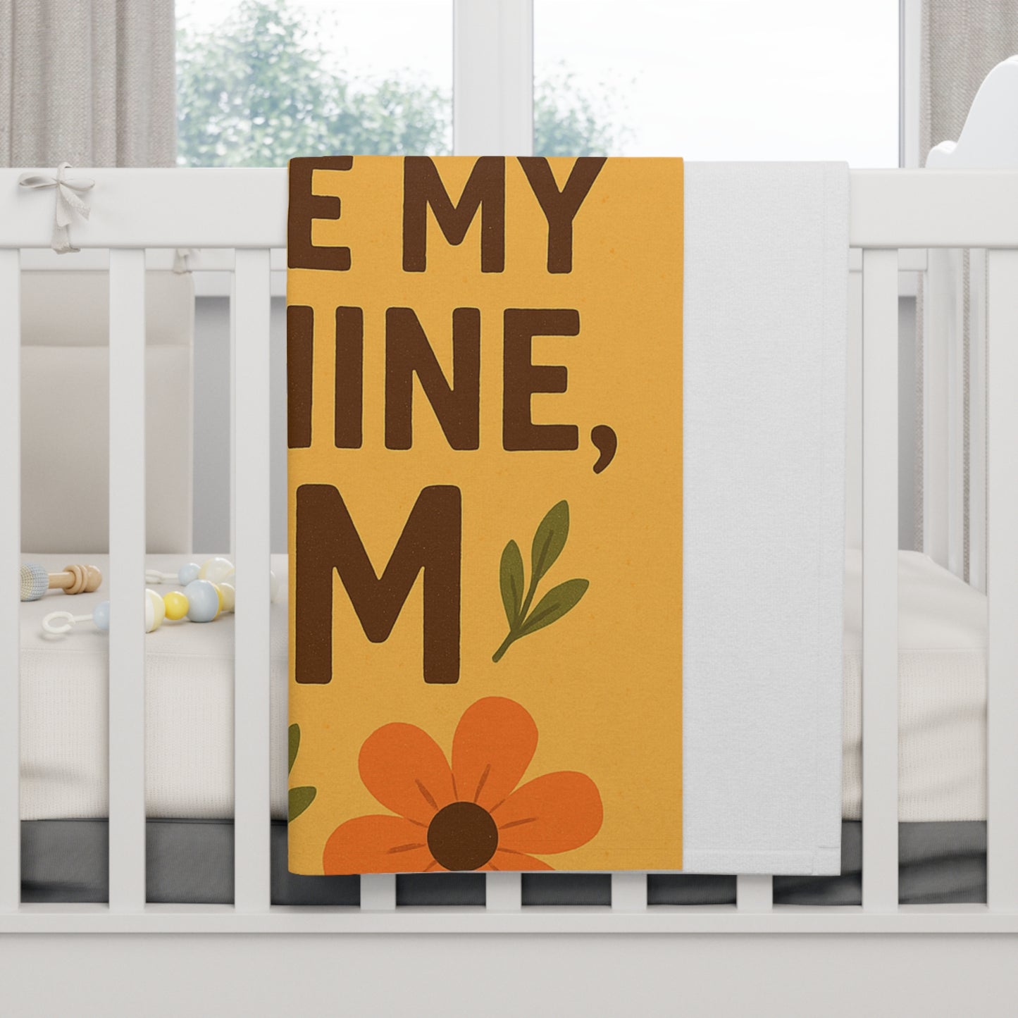 You Are My Sunshine Fleece Baby Blanket - Soft & Cozy Gift for Moms