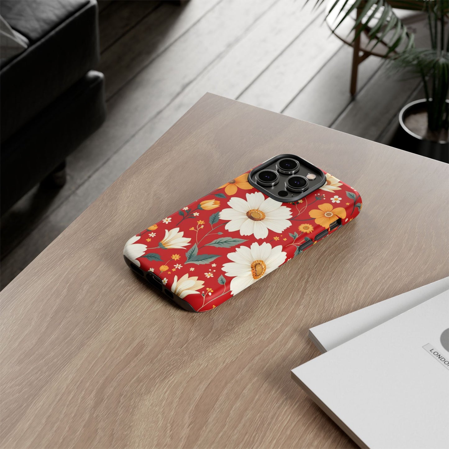Floral Tough Phone Case | Durable Protection with Vibrant Flowers