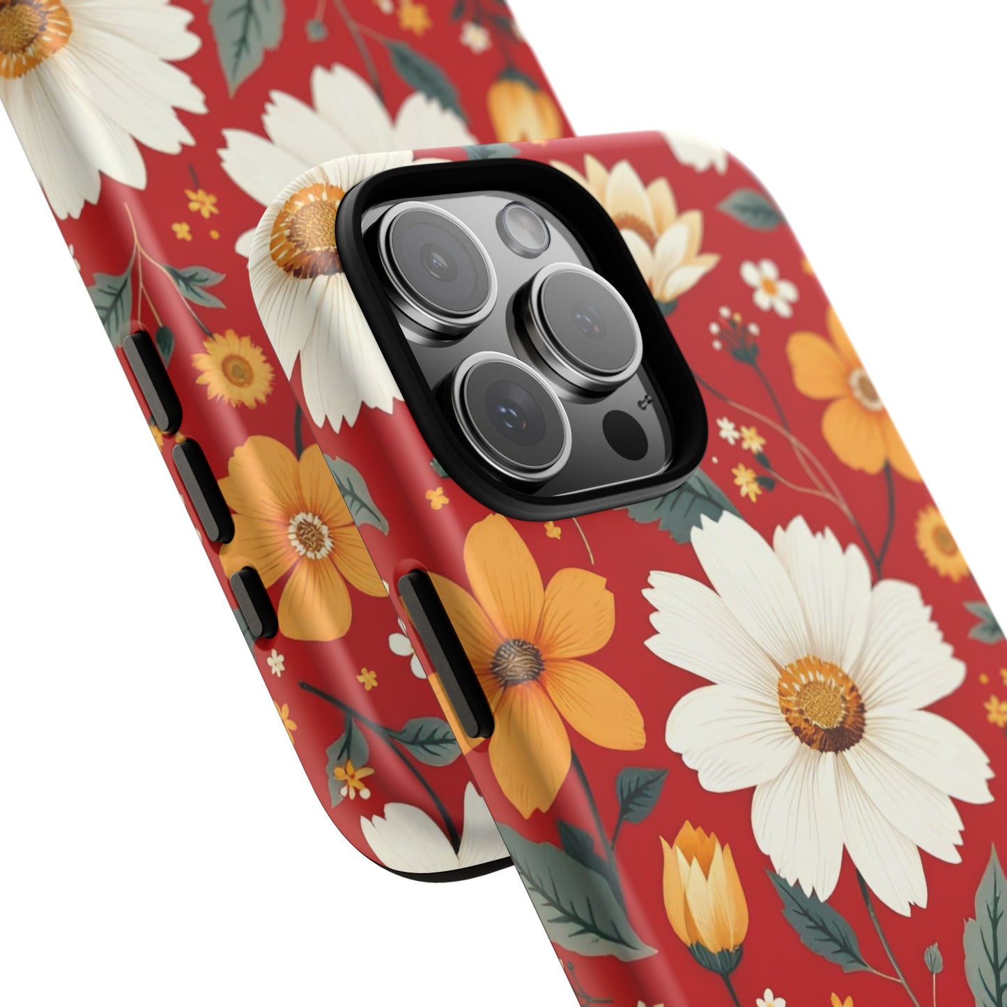 Floral Tough Phone Case | Durable Protection with Vibrant Flowers