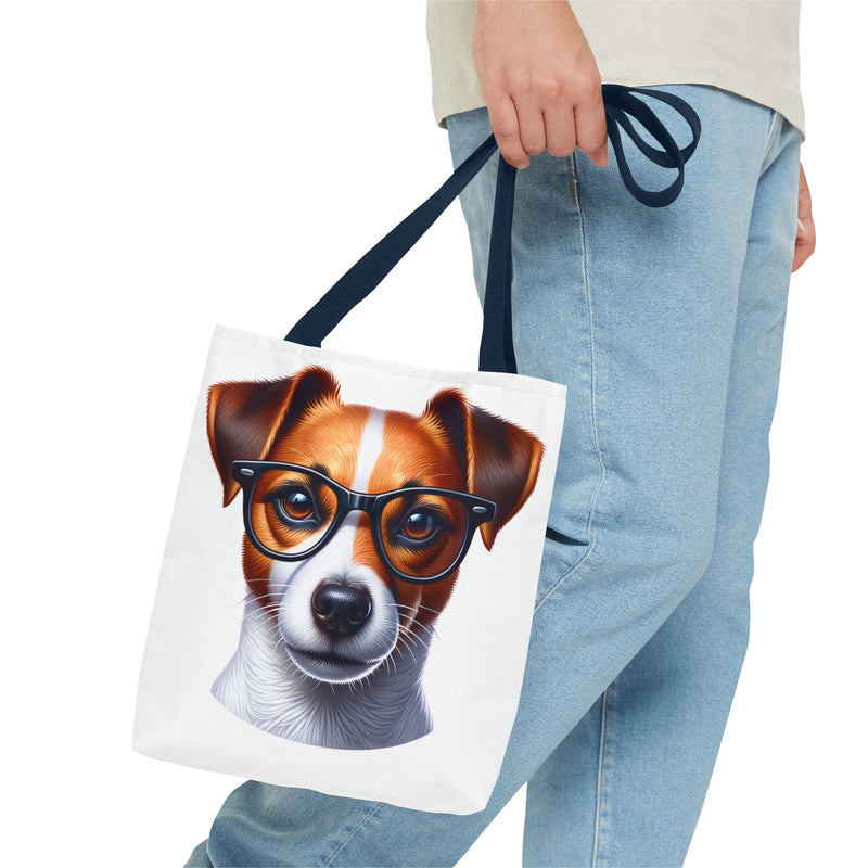 Cool Dog Tote Bag with Glasses - Perfect for Pet Lovers and Everyday Use