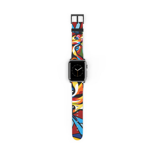 Colorful Animal Print Watch Band - Vibrant Accessory for Stylish Souls