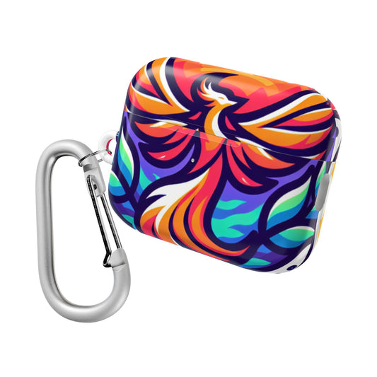 Vibrant Phoenix AirPod Case - Colorful Design for Music Lovers