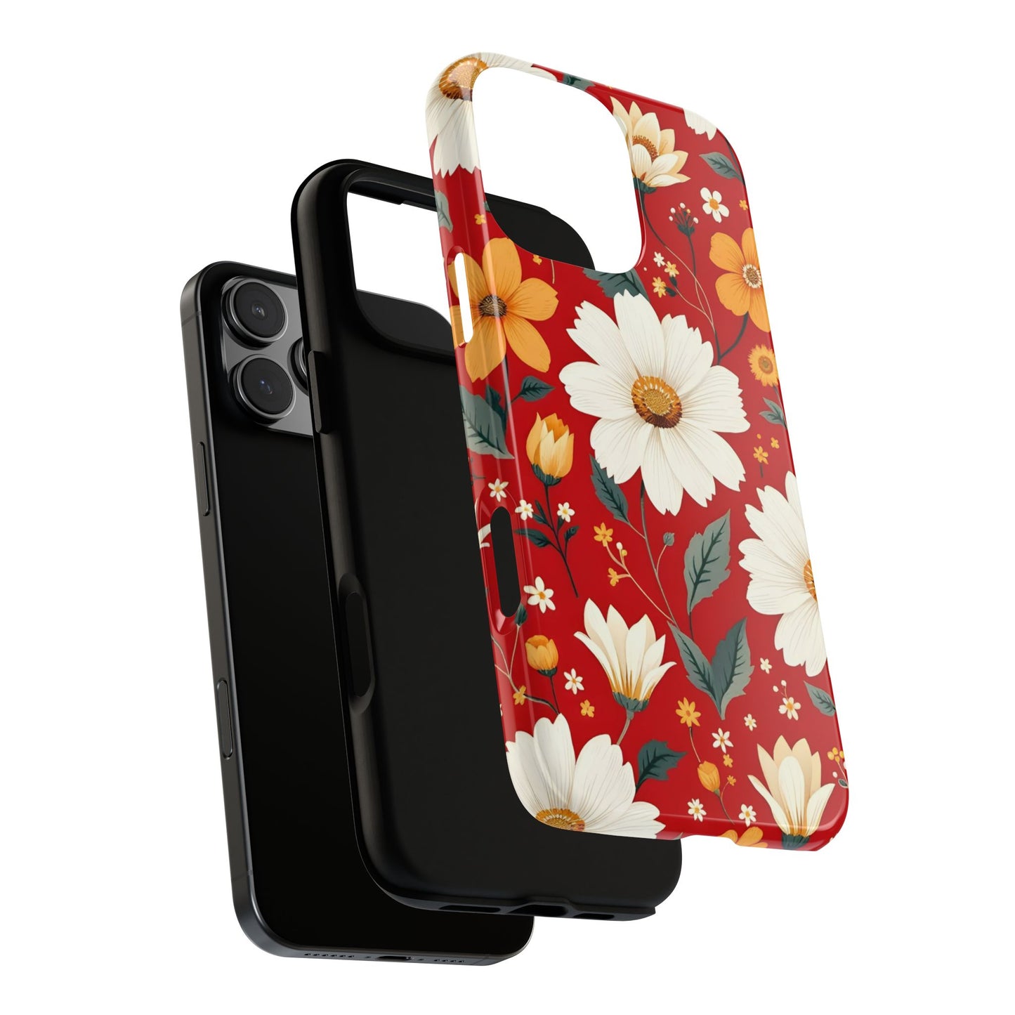 Floral Tough Phone Case | Durable Protection with Vibrant Flowers