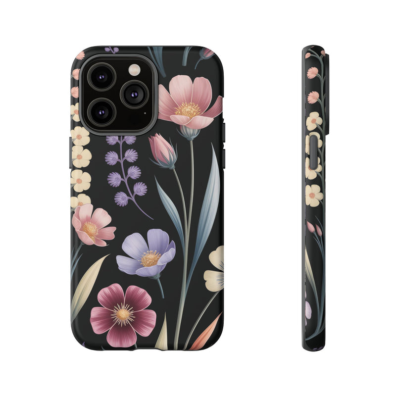Floral Phone Case - Tough Cases with Elegant Botanical Design