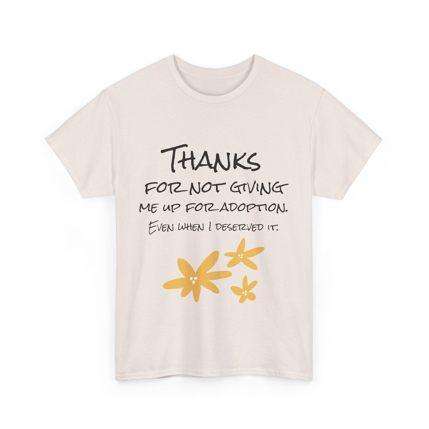 Thank You Unisex Heavy Cotton Tee - Perfect for Mother's Day!